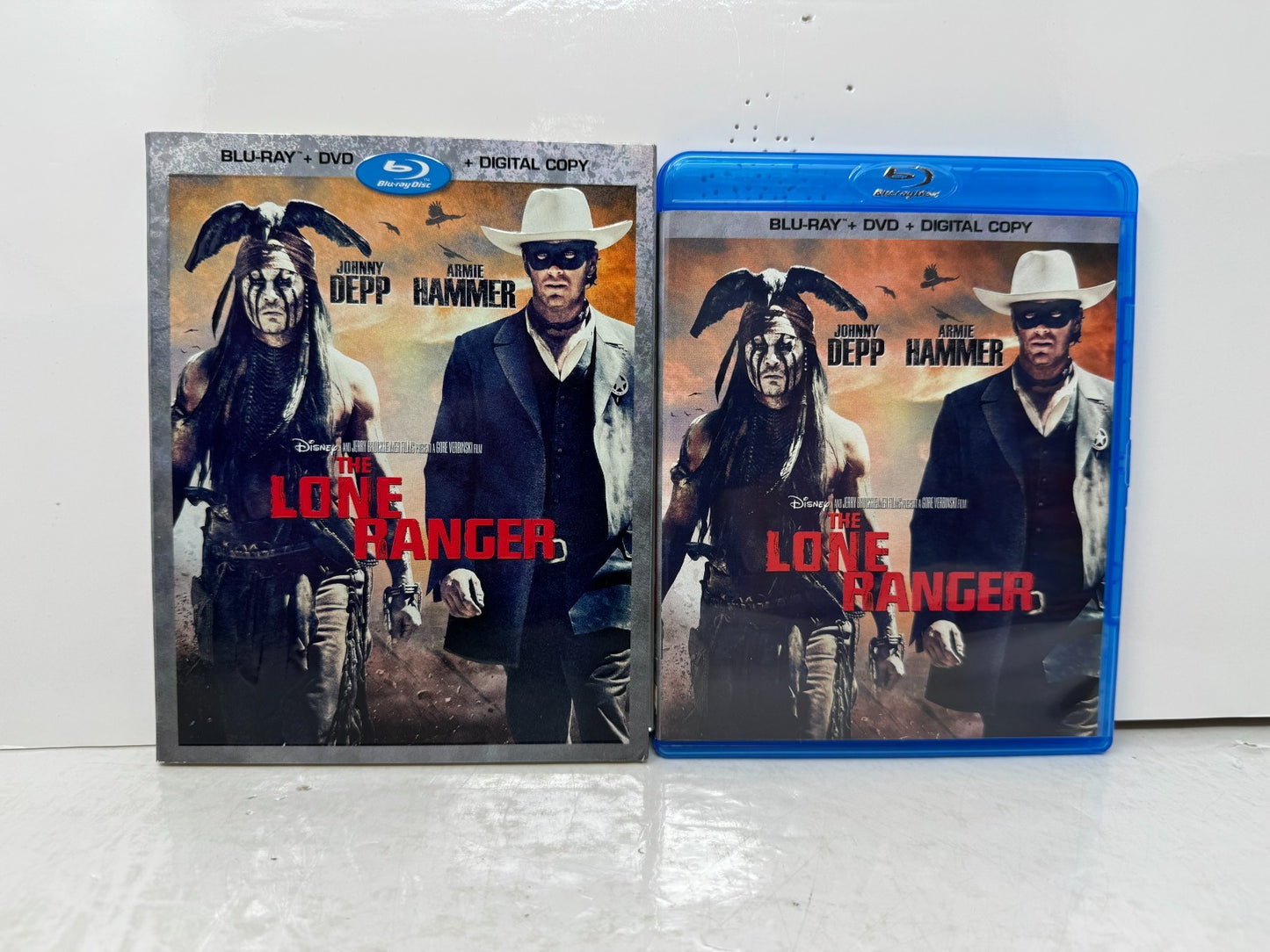 The Lone Ranger (Blu-ray) Disney Johnny Depp Action Adventure Movie