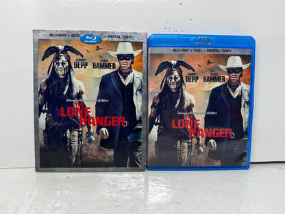 The Lone Ranger (Blu-ray) Disney Johnny Depp Action Adventure Movie