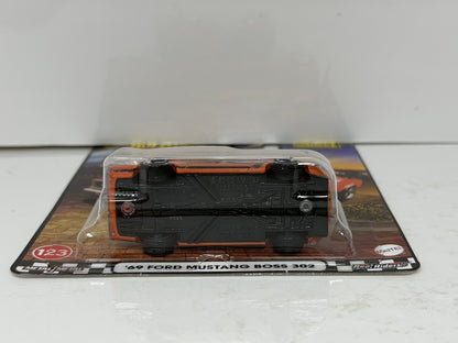 Hot Wheels Premium Boulevard #123 1969 Ford Mustang Boss 302 1:64 Diecast