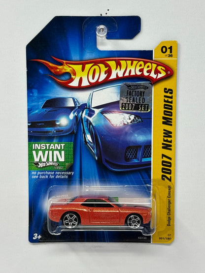 Hot Wheels 2007 New Models Dodge Challenger Concept 1:64 Diecast Factory Sealed