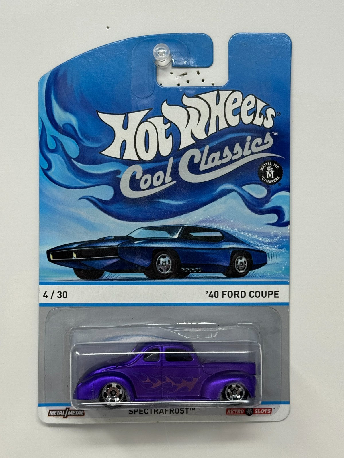 Hot Wheels Cool Classics 1940 Ford Coupe Spectrafrost 1:64 Diecast