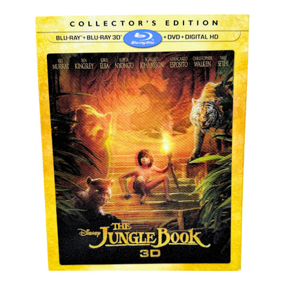 The Jungle Book (3D Blu-ray) Disney Live Action Adventure Family Movie