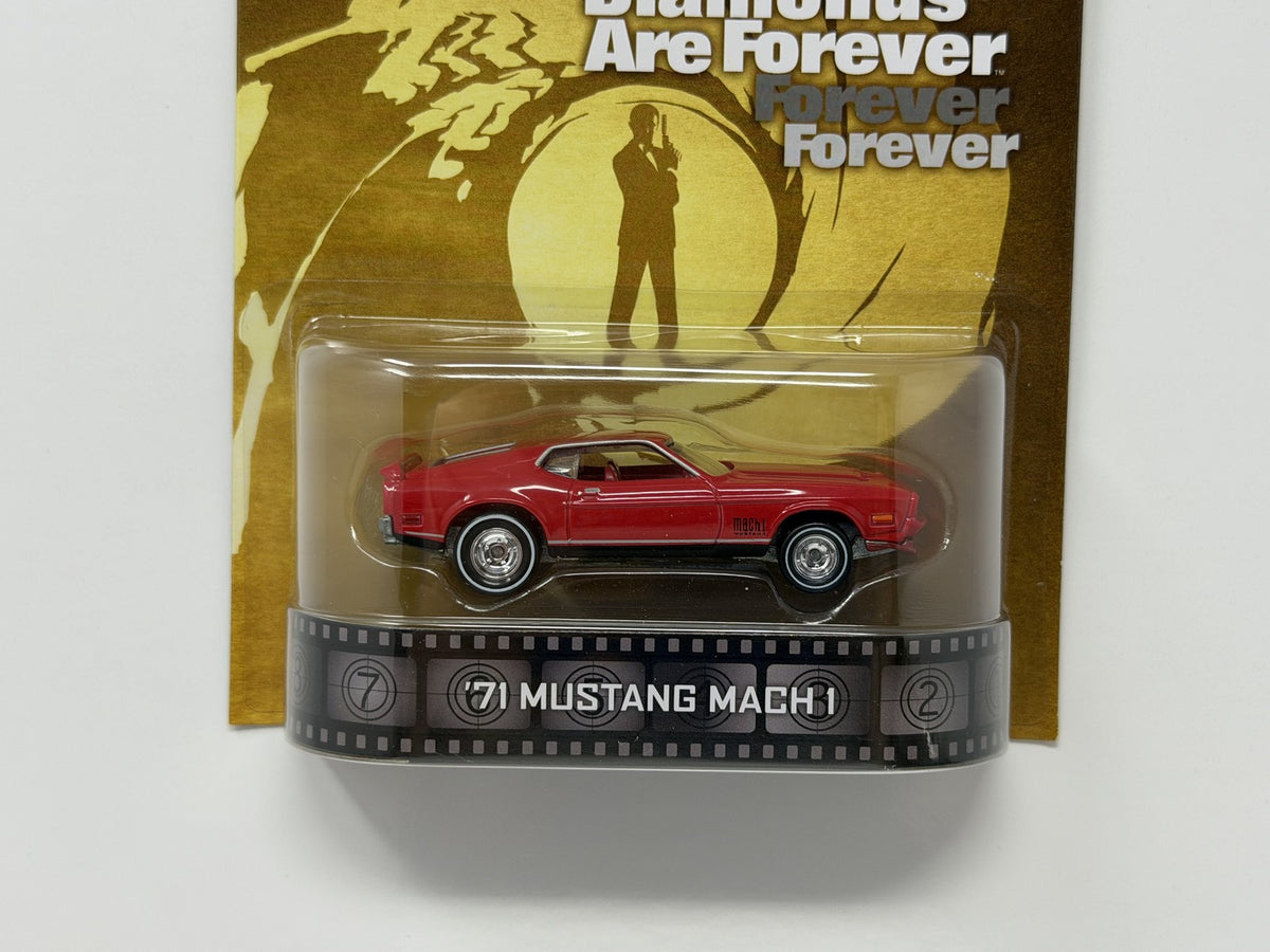 Hot Wheels Retro Entertainment James Bond 1971 Mustang Mach 1 1:64 Diecast Red