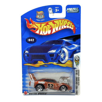 Hot Wheels First Editions 1970 Dodge Charger Daytona 1:64 Diecast Brown