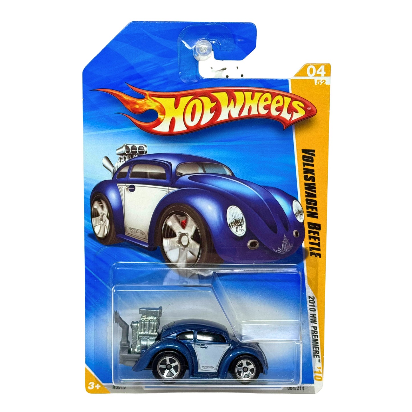 Hot Wheels 2010 HW Premiere Volkswagen Beetle 1:64 Diecast Blue