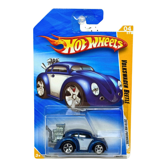 Hot Wheels 2010 HW Premiere Volkswagen Beetle 1:64 Diecast Blue