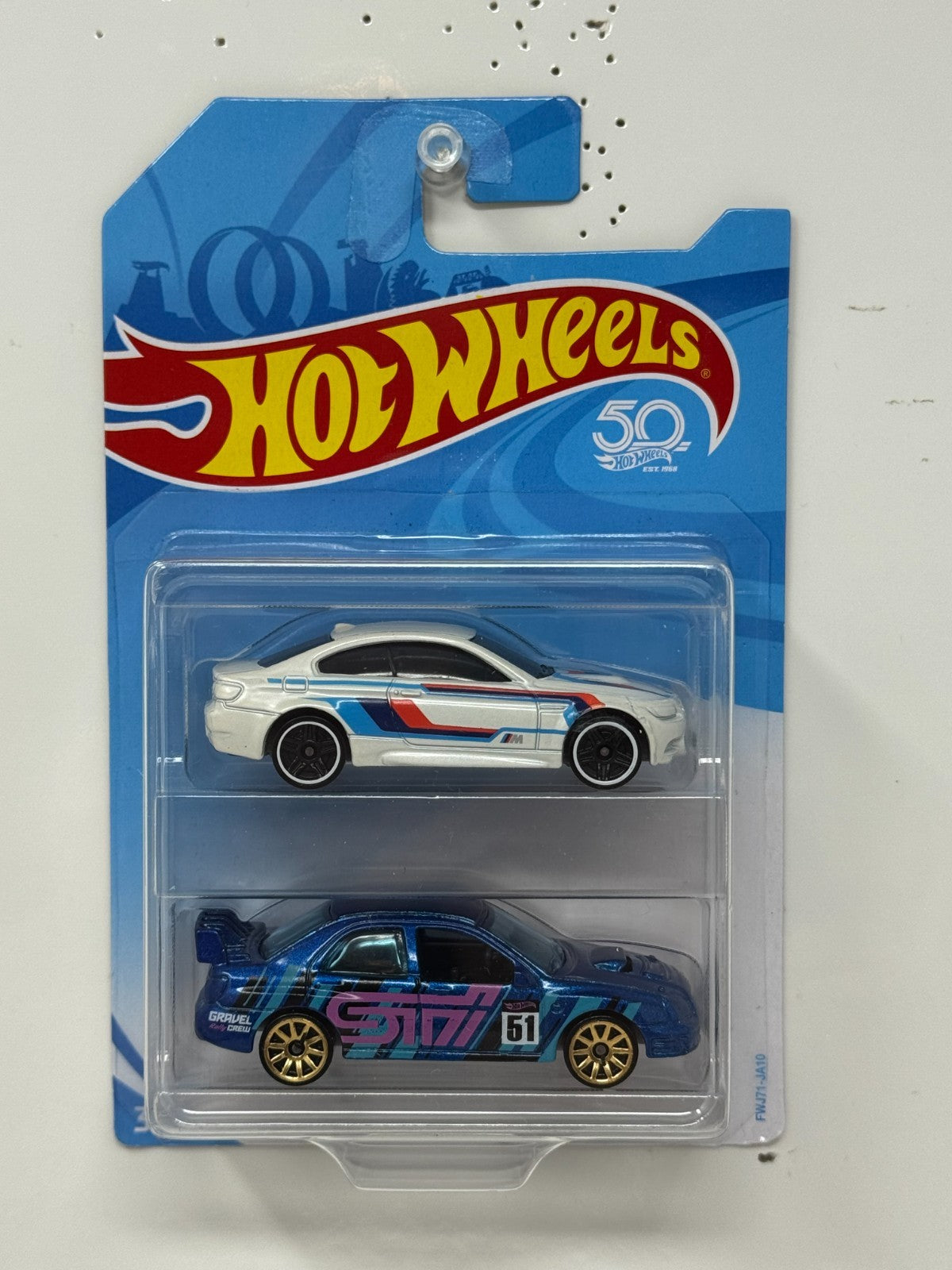 Hot Wheels BMW M3 & Subaru WRX STi 2-Pack 1:64 Diecast