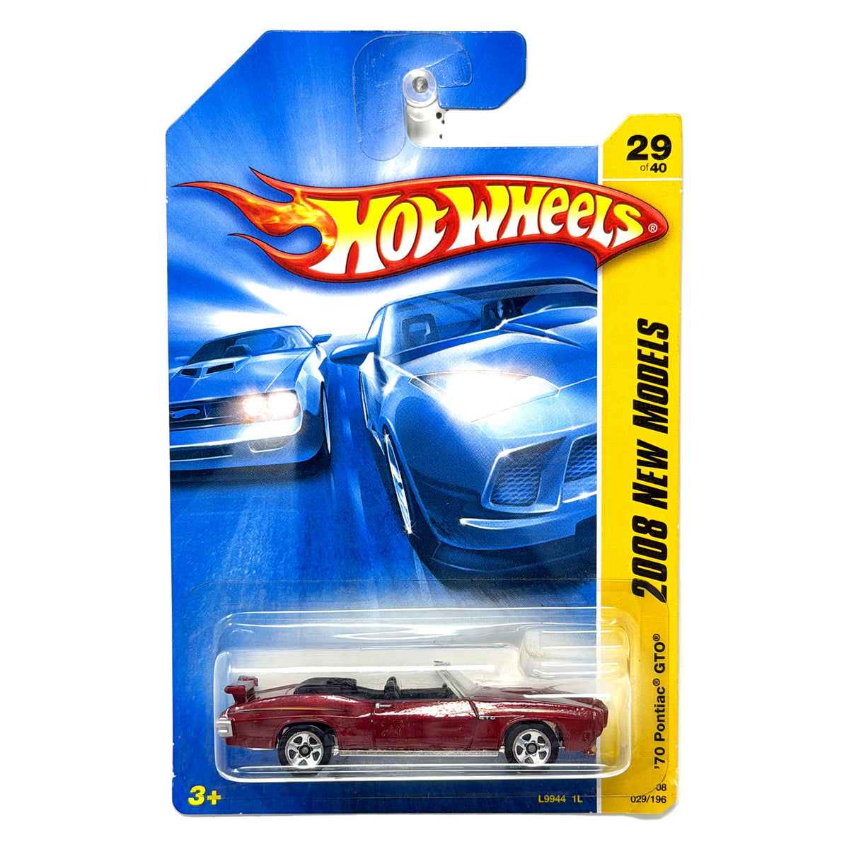 Hot Wheels 2008 New Models 1970 Pontiac GTO 1:64 Diecast Red