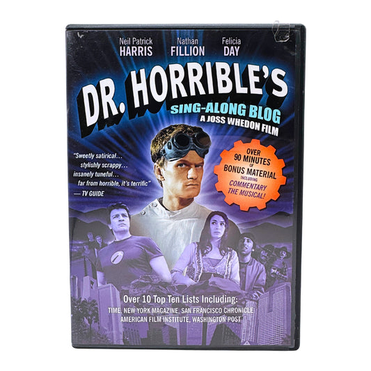 Dr Horribles Sing Along Blog (DVD) Neil Patrick Harris Musical