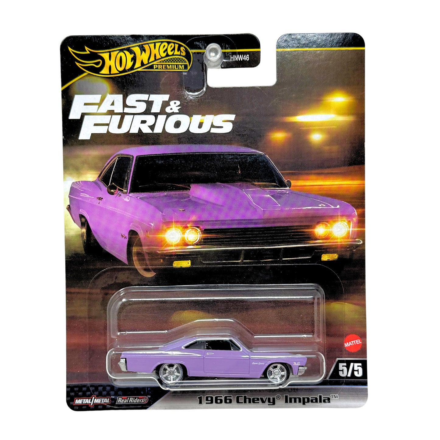 Hot Wheels Premium Fast & Furious 1966 Chevy Impala 1:64 Diecast