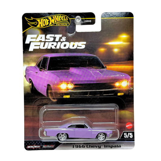 Hot Wheels Premium Fast & Furious 1966 Chevy Impala 1:64 Diecast