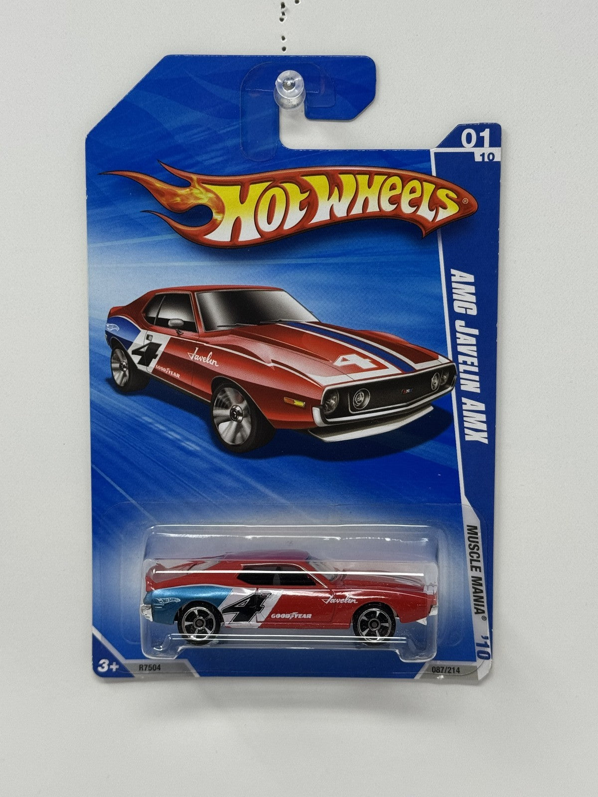 Hot Wheels Muscle Mania AMC Javelin AMX 1:64 Diecast Red