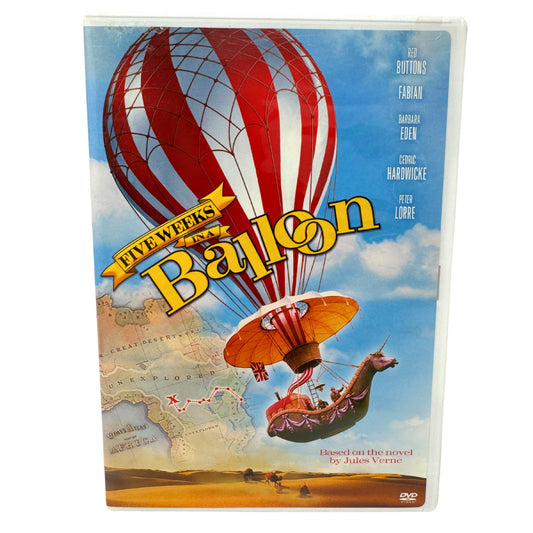 Five Weeks in a Balloon (DVD) Adventure Good Condition!!!