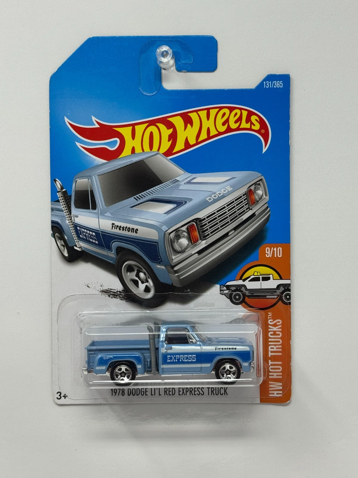 Hot Wheels Hot Trucks 1978 Dodge Li’l Red Express Truck 1:64 Diecast