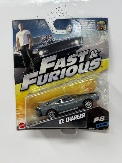 Mattel Fast & Furious Ice Charger F8 1:55 Diecast