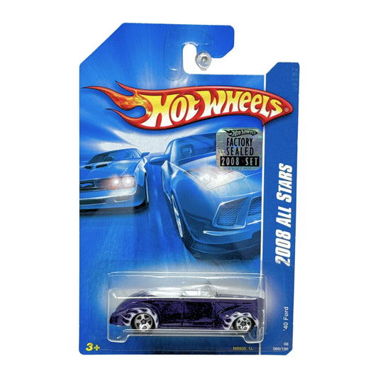 Hot Wheels All Stars 1940 Ford 1:64 Diecast Factory Sealed