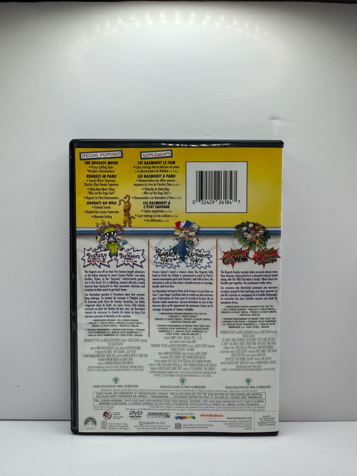 Rugrats Trilogy Movie Collection (DVD) Rugrats Animation