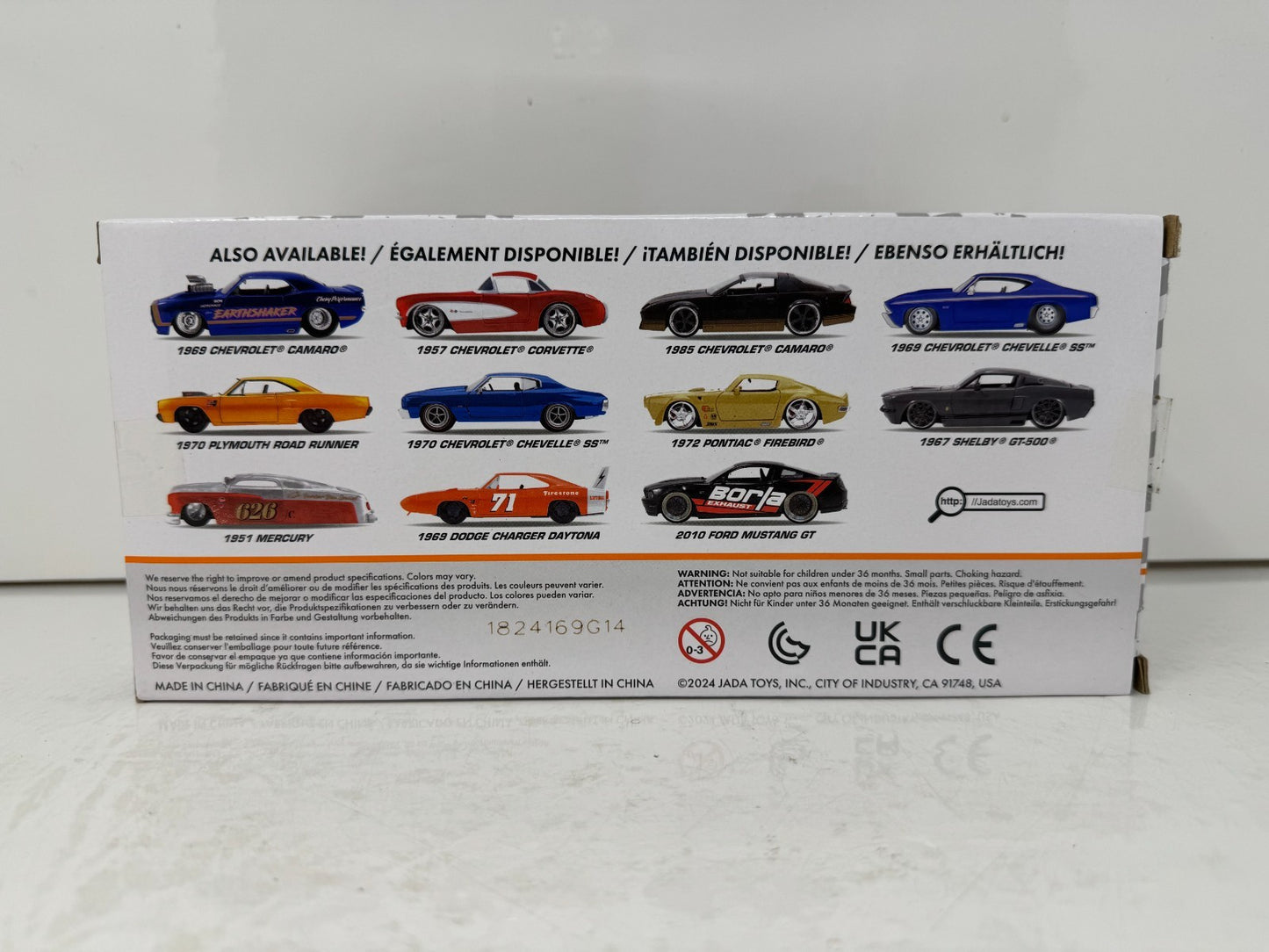 Jada 1985 Chevrolet Camaro IROC Z28 Bigtime Muscle 1:24 Diecast