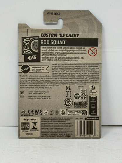 Hot Wheels Treasure Hunt Rod Squad 1953 Chevy Custom 1:64 Diecast