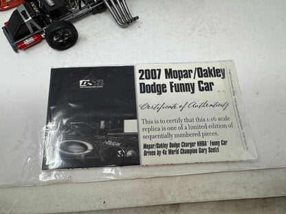 Milestone Gary Scelzi NHRA Mopar Oakley Dodge Charger Funny Car 1:16 Scale