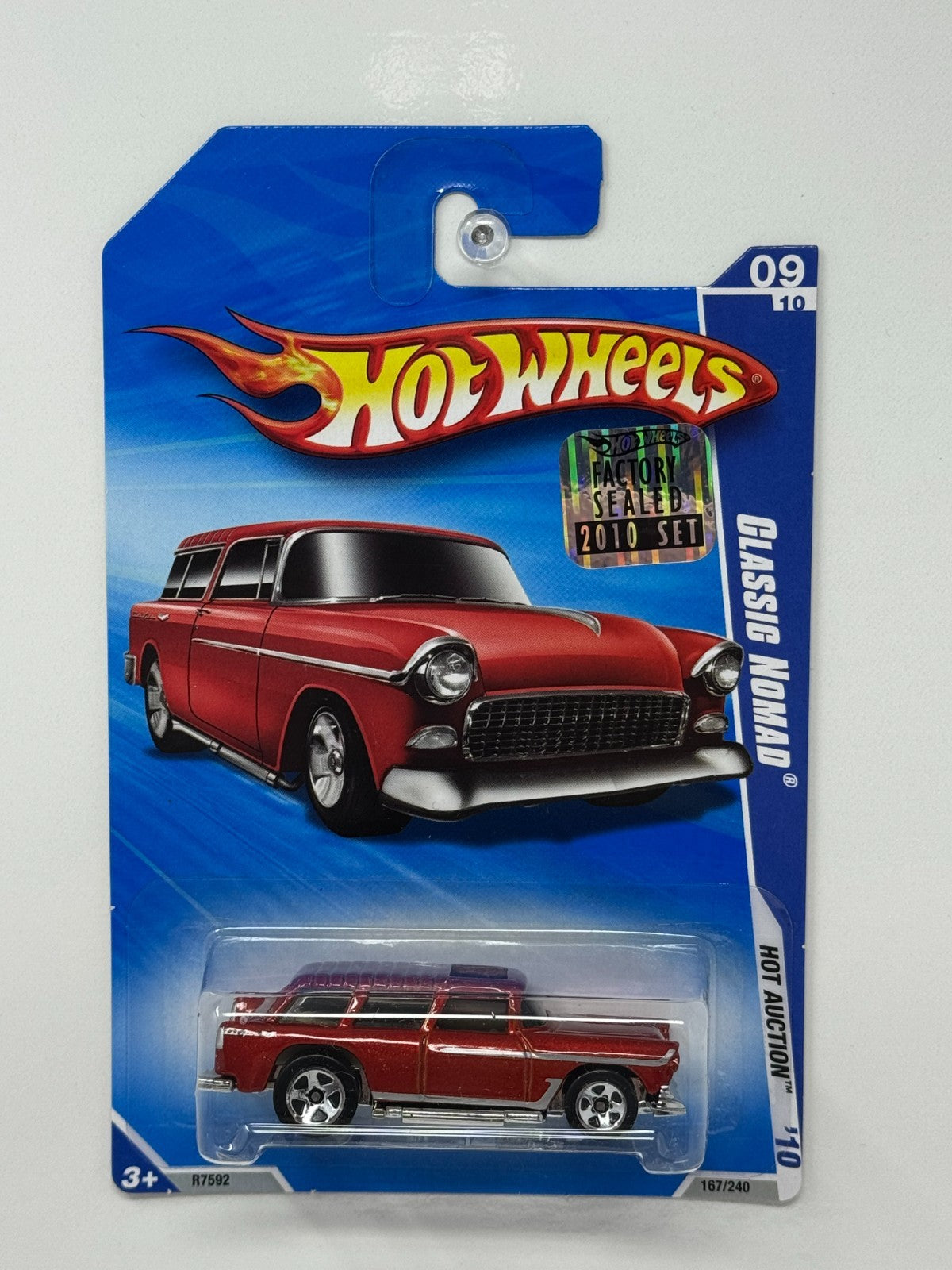 Hot Wheels Hot Auction ’10 Chevy Nomad 1:64 Diecast Factory Sealed