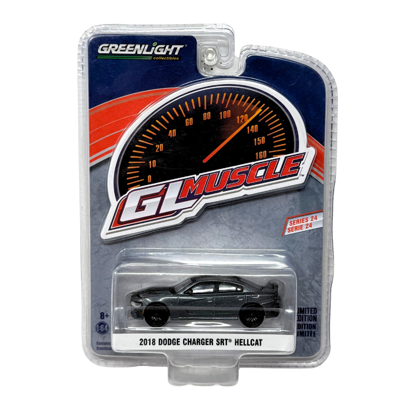 Greenlight GL Muscle 2018 Dodge Charger SRT Hellcat 1:64 Diecast