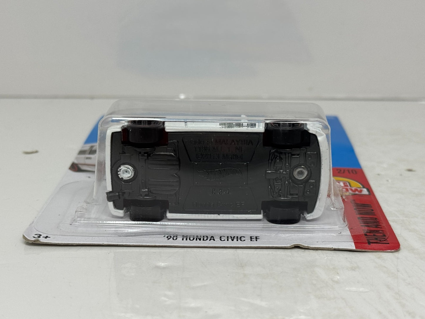 Hot Wheels Then and Now 1990 Honda Civic EF 1:64 Diecast White