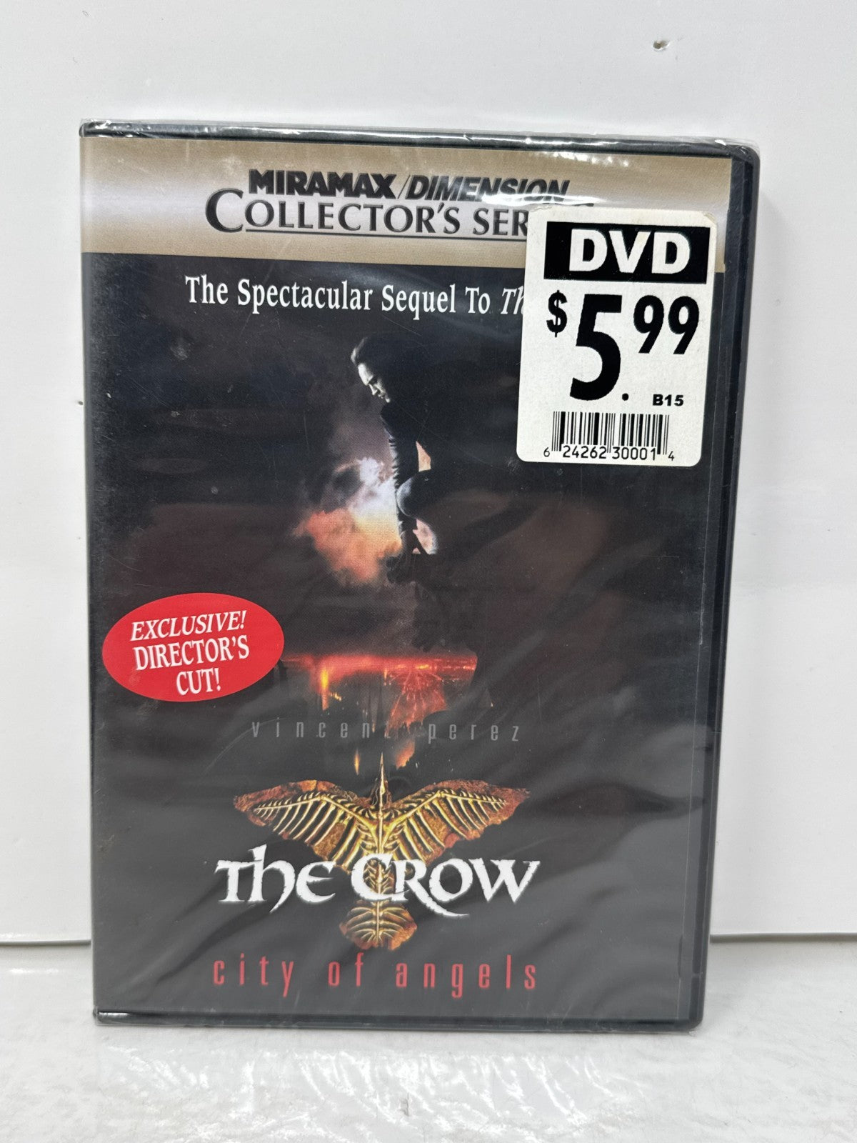 The Crow: City of Angels DVD Action Fantasy Sequel Movie New & Sealed