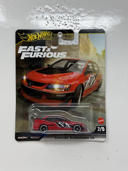 Hot Wheels Premium Fast & Furious Mitsubishi Lancer Evolution IX 1:64 Diecast