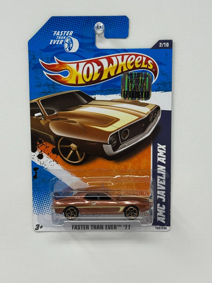 Hot Wheels Faster Than Ever AMC Javelin AMX 1:64 Diecast Factory Sealed