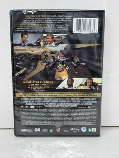 F1: The Movie (DVD) Brad Pitt Sports Brand New and Sealed!!!