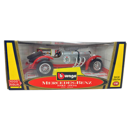 Bburago 1000 Miglia 1931 Mercedes-Benz SSKL Special Collection 1:18 Diecast