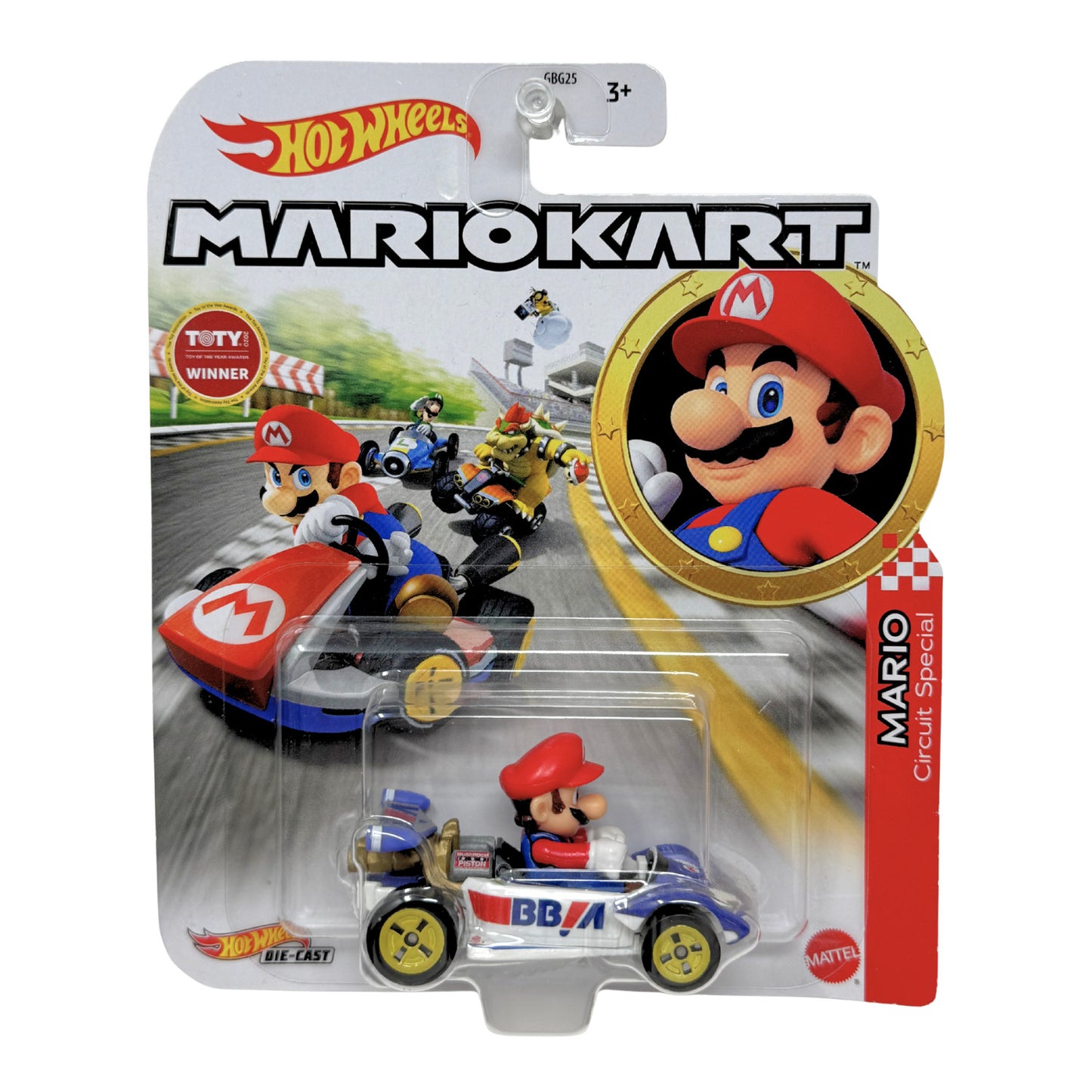 Hot Wheels Mario Kart Mario Circuit Special 1:64 Diecast
