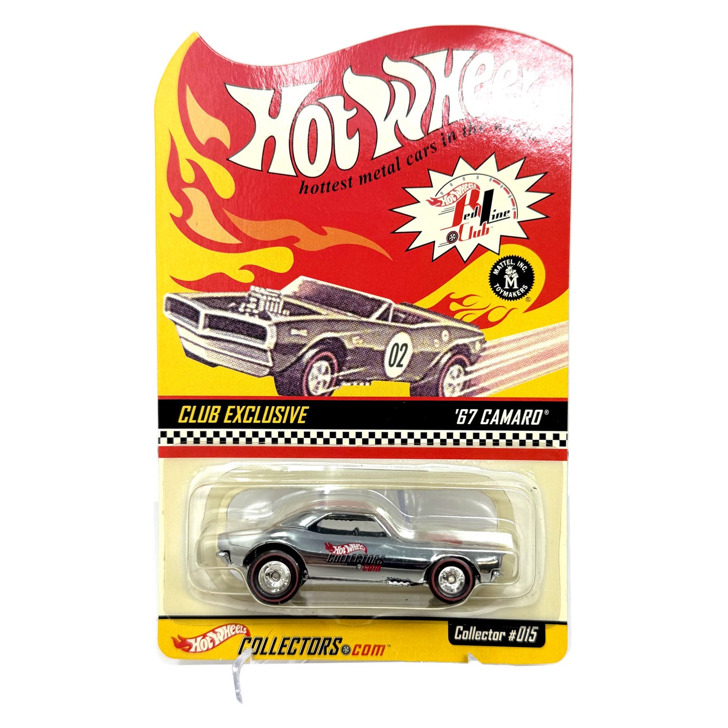 Hot Wheels RLC Red Line Club Club Exclusive 1967 Camaro Collector 1:64 Diecast RARE Red Stripe
