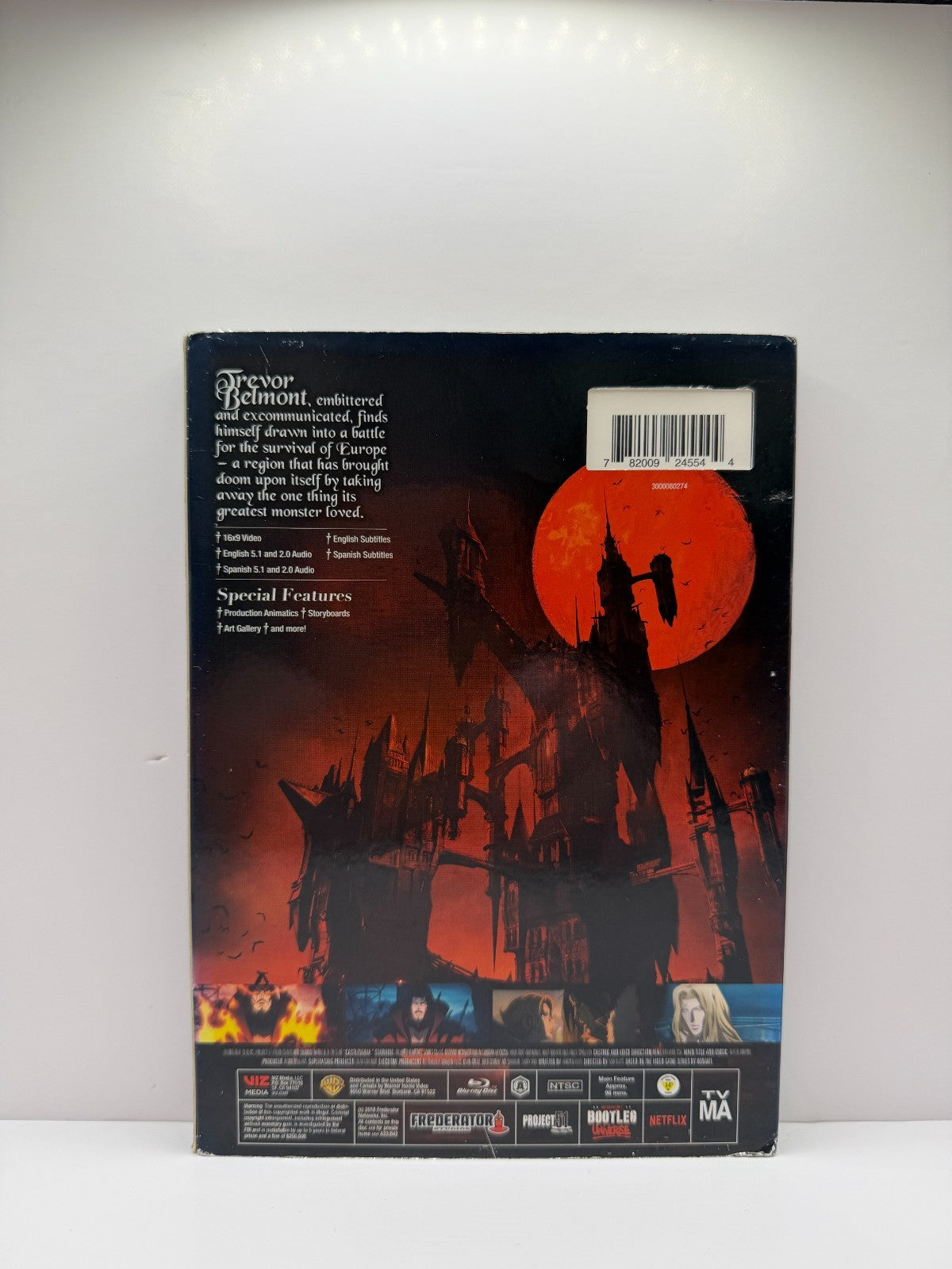 Castlevania Season One (DVD) Netflix Animated Fantasy Horror