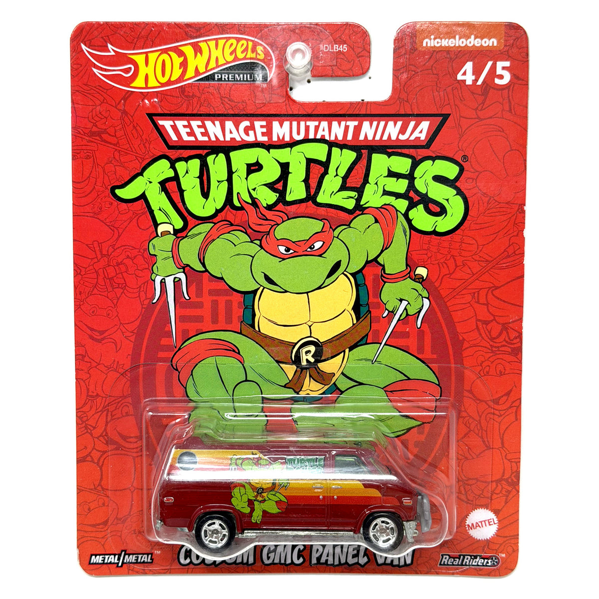Hot Wheels Teenage Mutant Ninja Turtles Raphael GMC Panel Van 1:64 Diecast