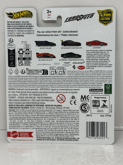 Hot Wheels Premium EuroSpeed Bugatti Bolide 1:64 Diecast