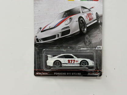 Hot Wheels Euro Style Porsche 911 GT3 RS 1:64 Diecast Real Riders