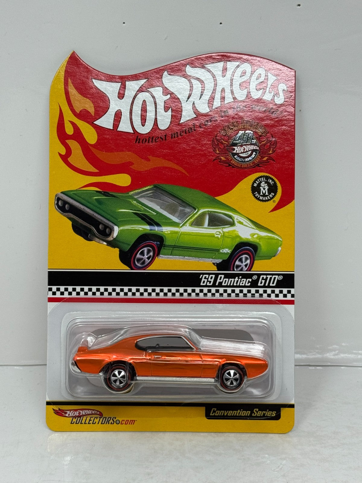 Hot Wheels RLC Red Line Club Convention Series 1969 Pontiac GTO 1:64 Diecast