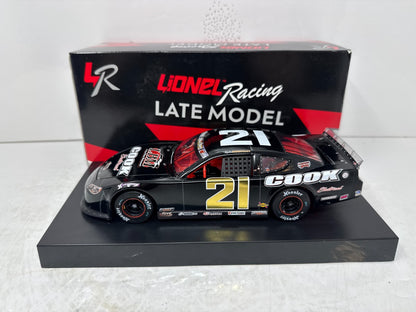Lionel Nascar #21 Kaden Honeycutt Cook Electrical Snowball Derby 1:24 Diecast