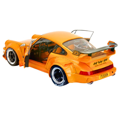 Jada Pink Slips Porsche 911 RWB Body Kit Orange 1:18 Diecast