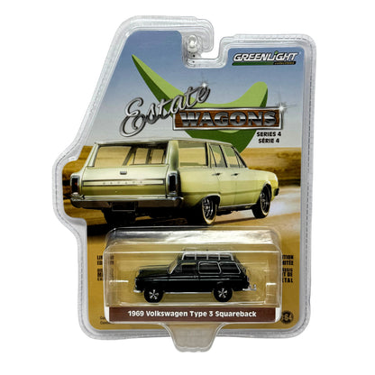 Greenlight Estate Wagons Series 4 1969 Volkswagen Type 3 Squareback 1:64 Diecast