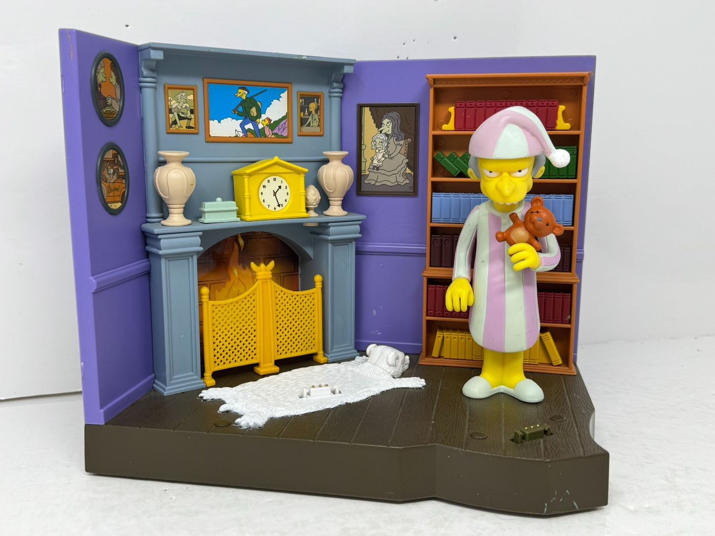 Simpsons World of Springfield Burns Manor Set Playmates Diorama