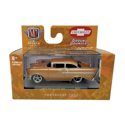 M2 Machines Ground Pounders 1957 Chevrolet 150 1:64 Diecast