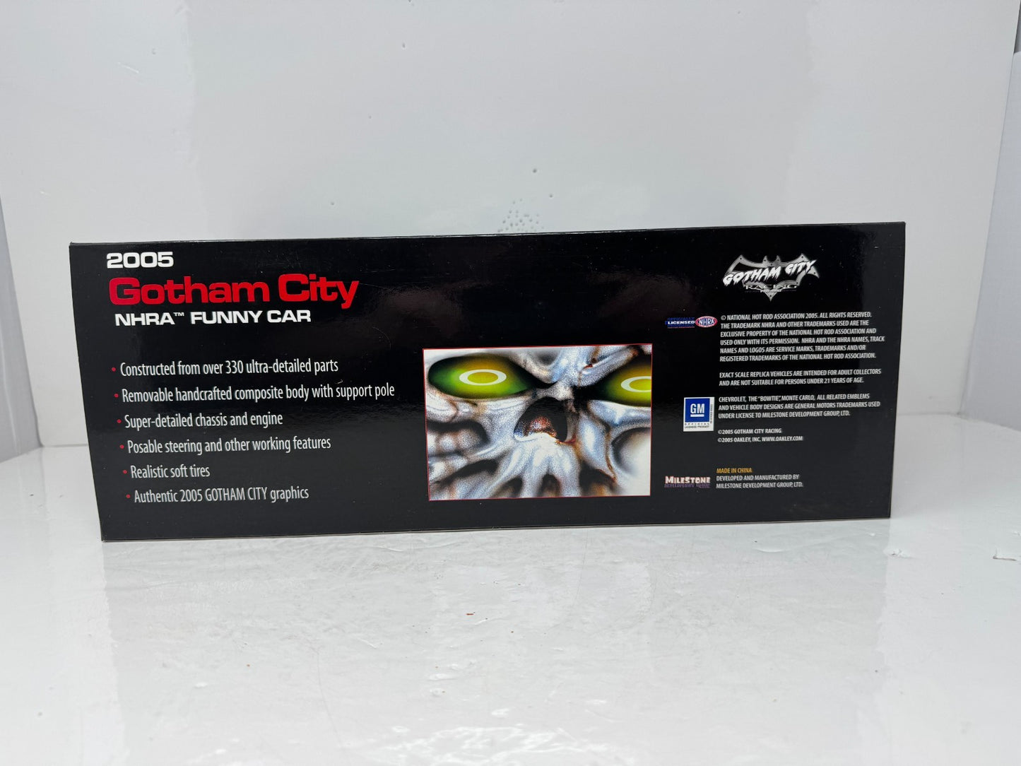 Milestone Mike Ashley NHRA Skull Gear Gotham City Funny Car 1:16 Scale