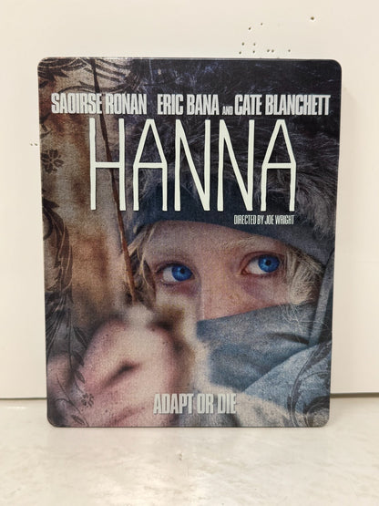 Hanna (Blu-ray) Steelbook Saoirse Ronan Action Good Condition!!!