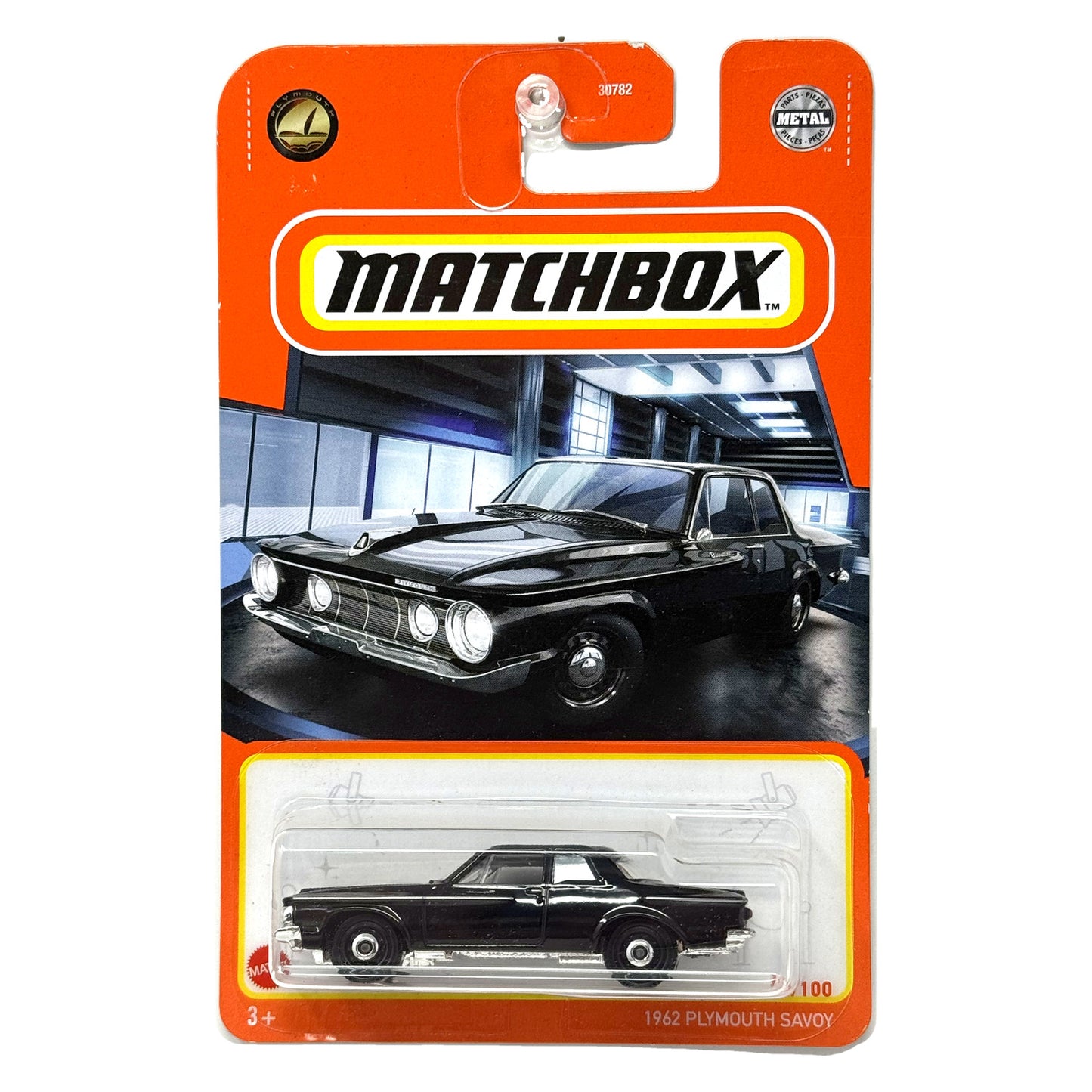 Matchbox 1962 Plymouth Savoy 1:64 Diecast Black