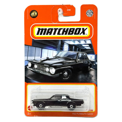 Matchbox 1962 Plymouth Savoy 1:64 Diecast Black