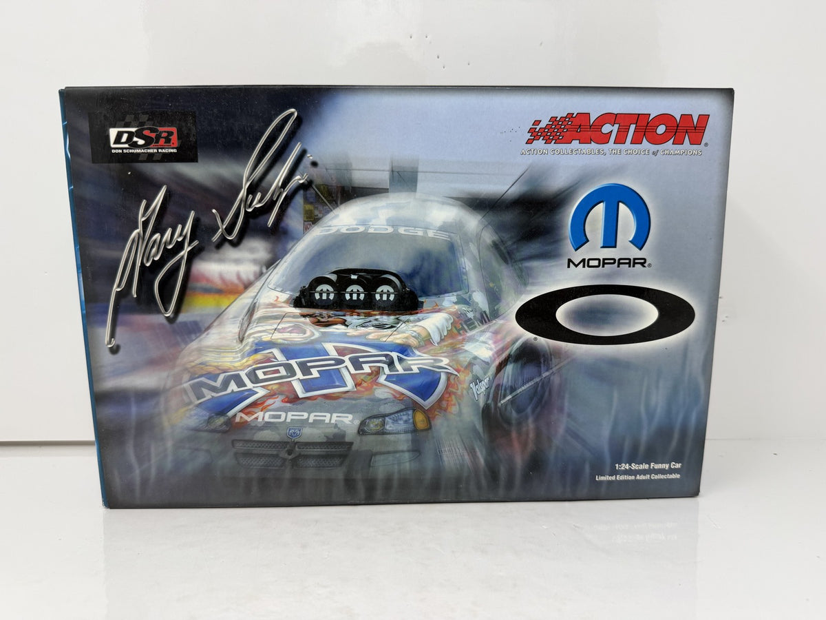 Action NHRA Gary Scelzi Oakley 2005 Dodge Stratus Color Chrome 1:24 Diecast