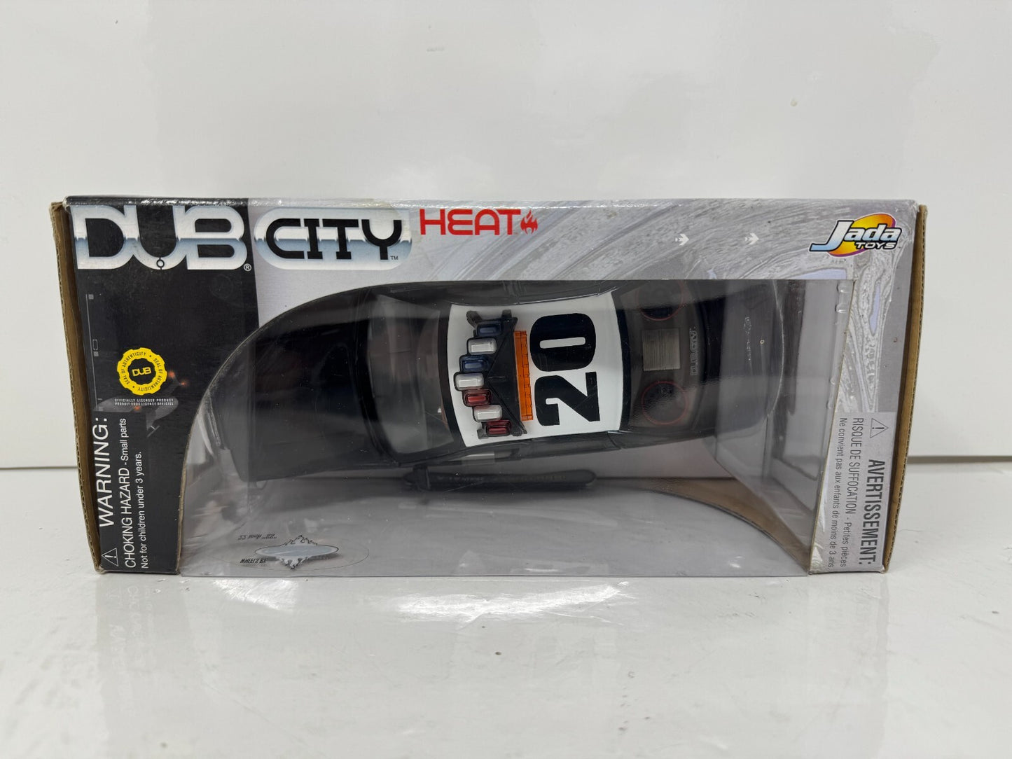 Jada Dub City 1996 Chevy Impala Police 1:24 Diecast KMC Wheels 22 Inch SS Rims